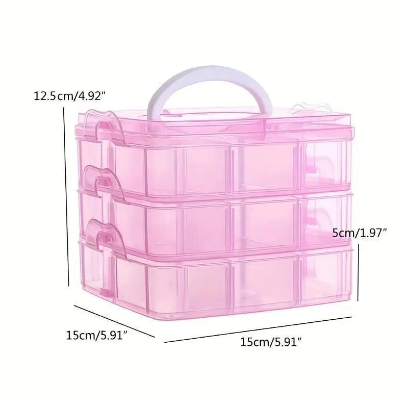 3 Layered Jewelry Organizer Box